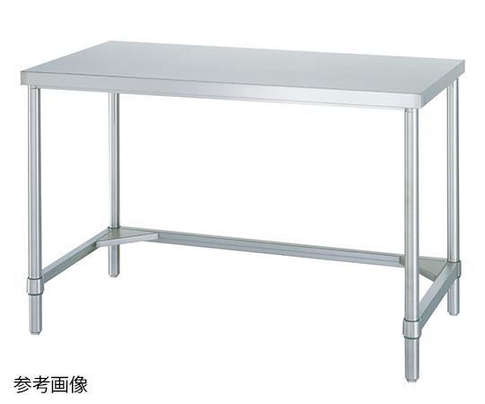 Bàn làm việc bằng thép không gỉ 600 x 1500 x 800mm Shinko Co., Ltd WT-15060 (Loại khung 3 bên)